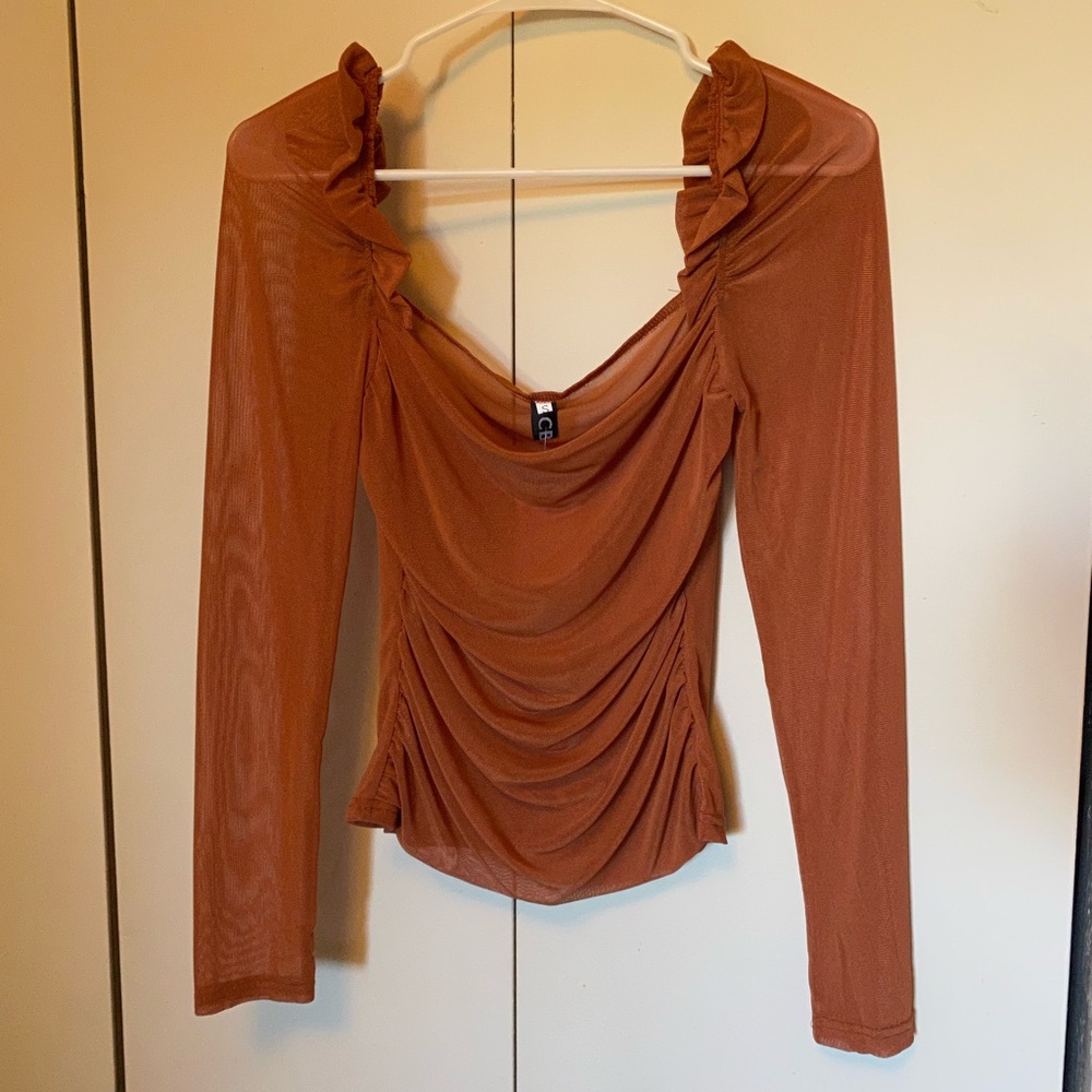 Burnt orange long sleeve